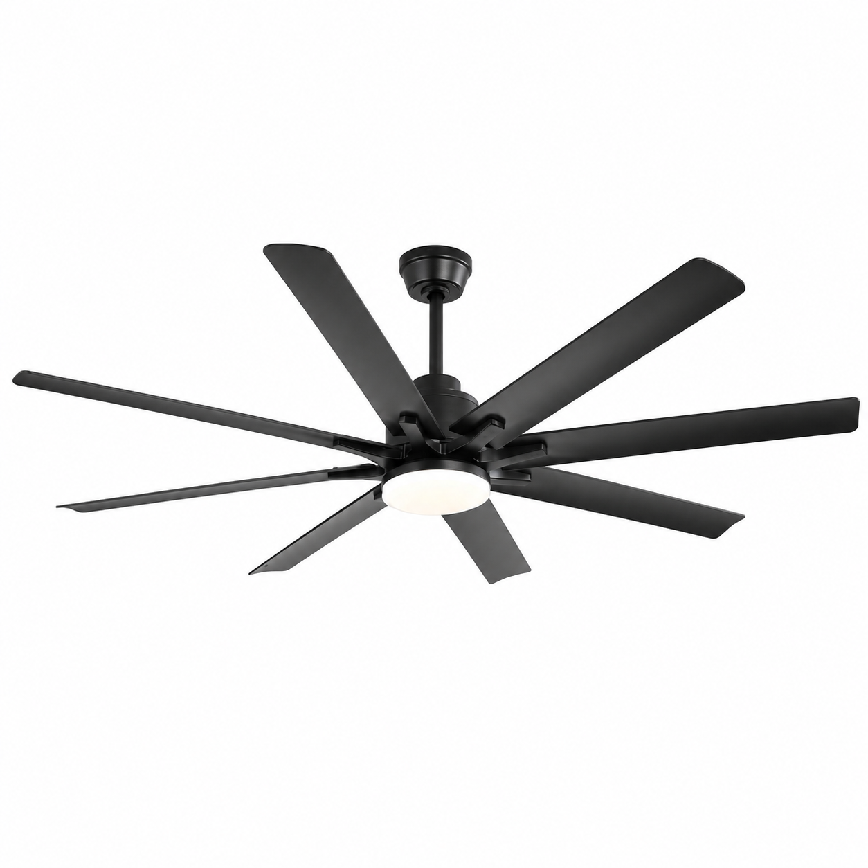 Ventilateur de plafond Ventalia Atlas 66" — grand format, LED, télécommande & moteur DC
