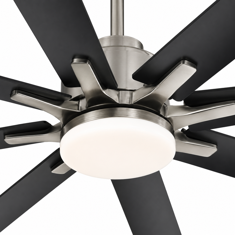 Ventilateur de plafond Ventalia Atlas 66" — grand format, LED, télécommande & moteur DC