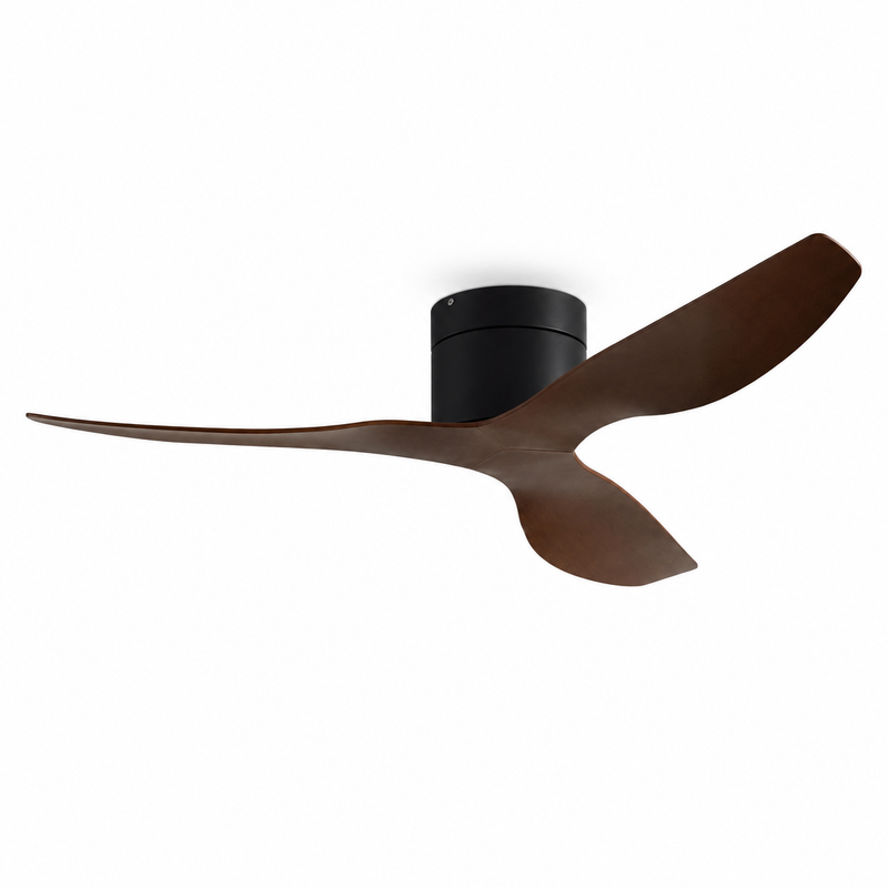 Ventilateur de plafond Ventalia Forge 52" — style industriel rétro, moteur DC silencieux 6 vitesses