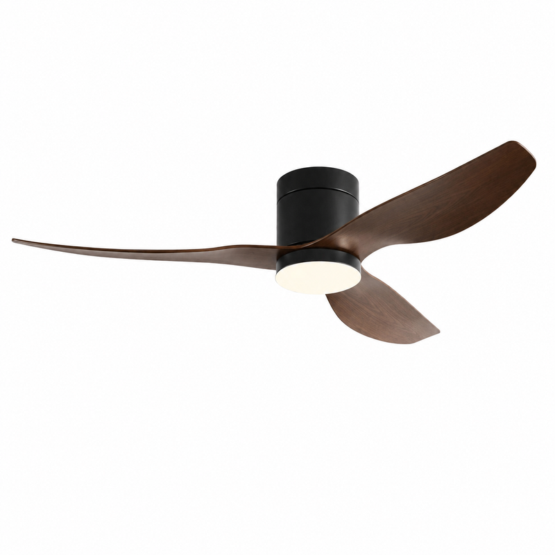 Ventilateur de plafond Ventalia Forge 52" — style industriel rétro, moteur DC silencieux 6 vitesses