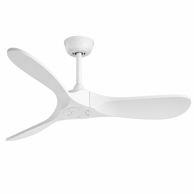 Ventilateur de plafond Ventilia Brutus - Style industriel vintage, sans lumière, avec télécommande