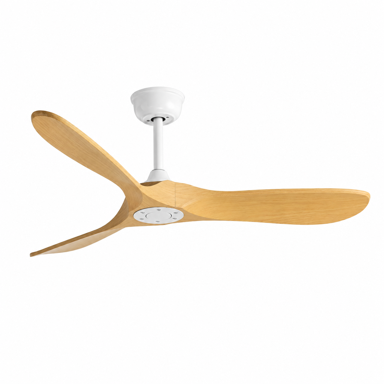 Ventilateur de plafond Ventilia Brutus - Style industriel vintage, sans lumière, avec télécommande