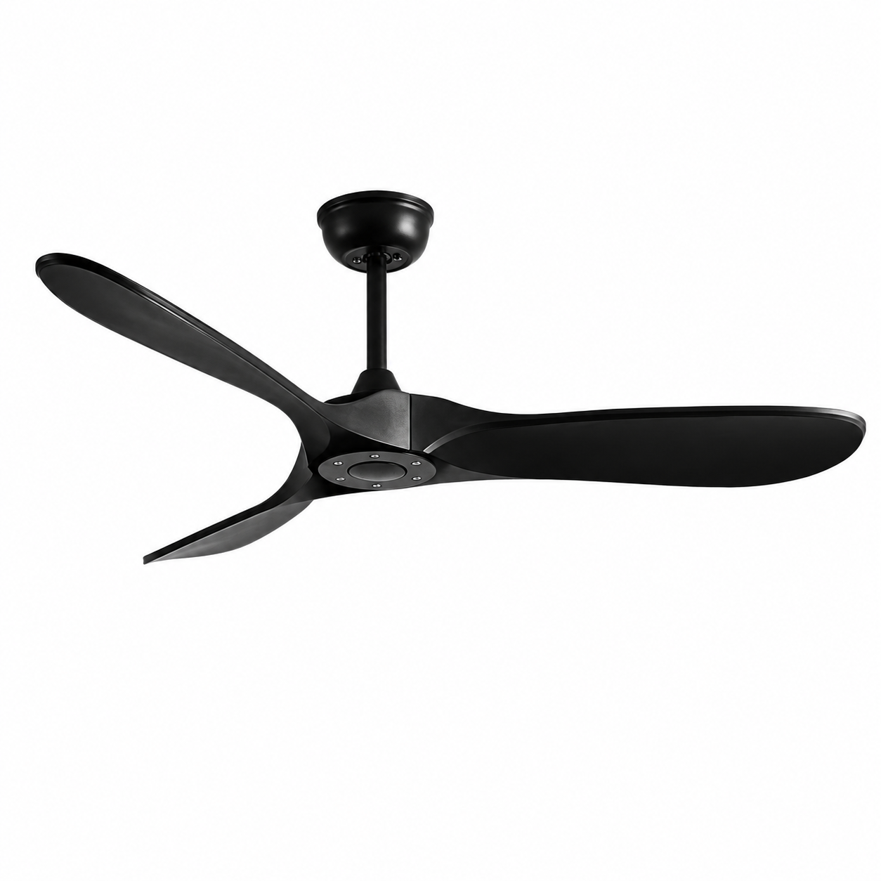 Ventilateur de plafond Ventalia Brutus — style industriel vintage, sans lumière, télécommande incluse