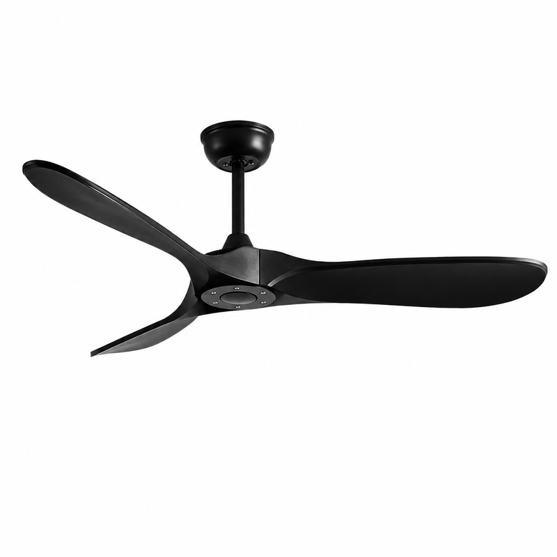 Ventilateur de plafond Ventilia Brutus - Style industriel vintage, sans lumière, avec télécommande