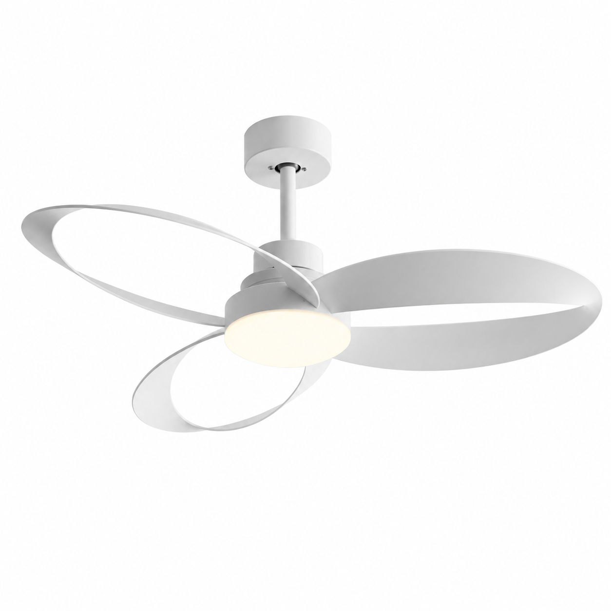 Ventilateur de plafond Ventalia Hudson — bois vintage, lumière LED & télécommande