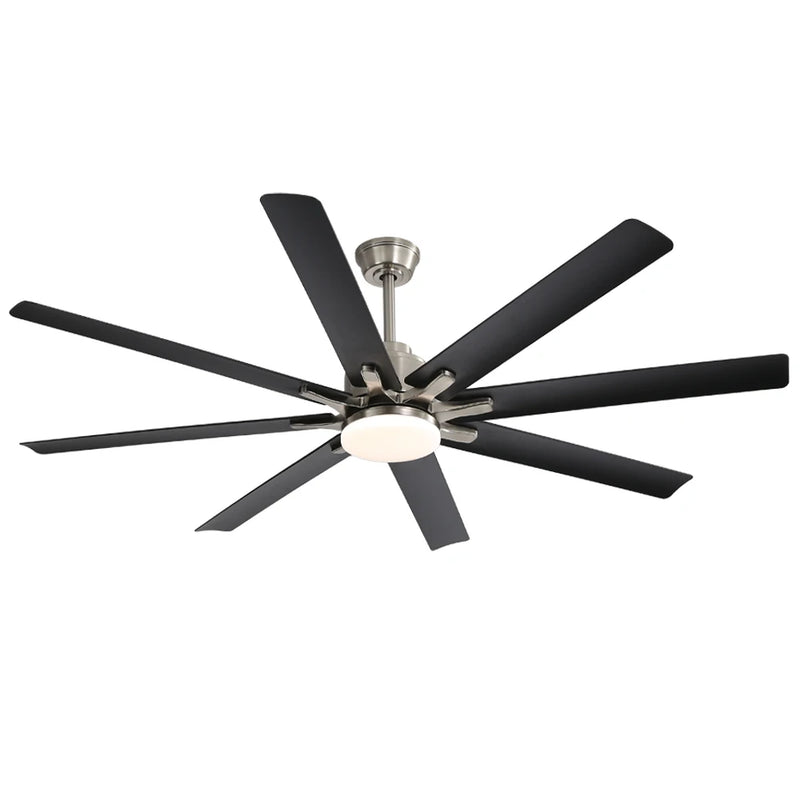 Ventilateur de plafond Ventalia Atlas 66" — grand format, LED, télécommande & moteur DC
